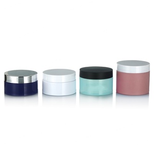 Wholesale in Stock 80ml 60ml 50ml 40ml PET Matte Cosmetic Jars with White Lid for Skin Care Body <b>Scrub</b> Butter - Product Image 6