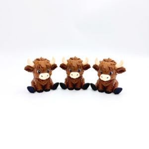 OEM 3D-Druckdesign Niedliches Sitzen Highland Cow Umwelt freundliches PLA-Material Heiß verkaufendes Kinderspiel zeug Geschenke direkt ab Werk - Product Image 1