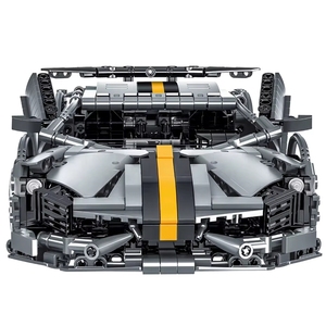 MORK 023015 1:14 <strong>Bat</strong> Car Vehicle MOC Assembly <strong>Brick</strong> DIY Toys Super Speed Model for Kids Gift Building Blocks Set - Product Image 2