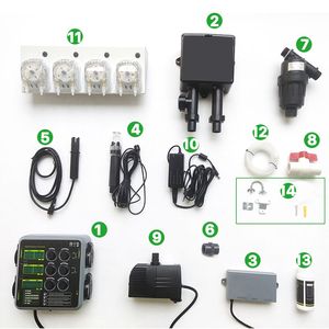 Controlador digital de dosificador de nutrientes automático hidropónico de PH y nutrientes (TDS), con 4 bombas de inundación y drenaje, a prueba de agua, a prueba de agua - Product Image 3