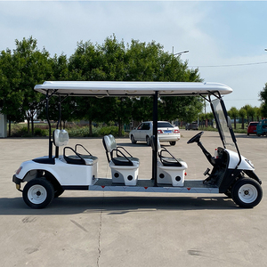 Voiturette de golf 4 + 2 sièges pour adultes du fabricant Voiturette à 4 roues Street Legal Panneau de commande à grand écran pour carburant électrique - Product Image 3