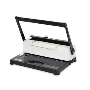 Cheap Price Small Simple Office 15 Sheets Punch Wire Binding Machine with 120 Sheets Binding Capacity