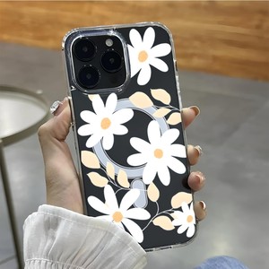 เคสโทรศัพท์มือถือลายดอกเบญจมาศป้องกันการตกสำหรับ16 17 Air 15 14 13 12 11 Pro 16E โรงงาน - Product Image 4