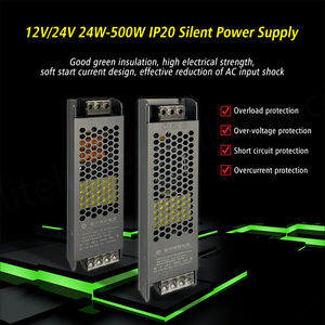 แหล่งจ่ายไฟแบบสวิตชิ่งสำหรับไฟ LED แบบเส้นยาว 400W 48V ไดรเวอร์ไฟแบบเส้นบาง  หม้อแปลงไฟ DC12V สำหรับกล่องไฟ  แหล่งจ่ายไฟ DC24V - Product Image 2