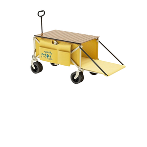 Chariot pliable tout-terrain YX-F1-30 Beach Grass <span class=keywords><strong>Master</strong></span> avec table, grand bac, base stable à 4 roues, 4 couleurs - Product Image 2