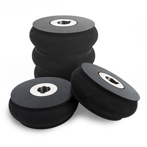 फैक्टरी ट्रॉली सामग्री हैंडलिंग और गोदाम वाहन रबर पहिया के लिए प्रतिरोधी रबर व्हील - Product Image 3