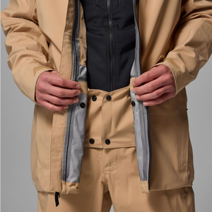 Chaqueta de Esquí para <span class=keywords><strong>Hombre</strong></span>, con Capucha, Resistente al Viento, 3 Capas, Impermeable, Personalizable, Diseño OEM, para Motociclismo de Montaña - Product Image 4