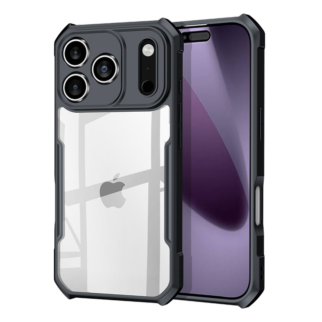 Xundd Bumper Case for iPhone 17 Pro Max Air 16 Pro Max 15 Pro Max Shockproof Clear Back Cover Airbag Case