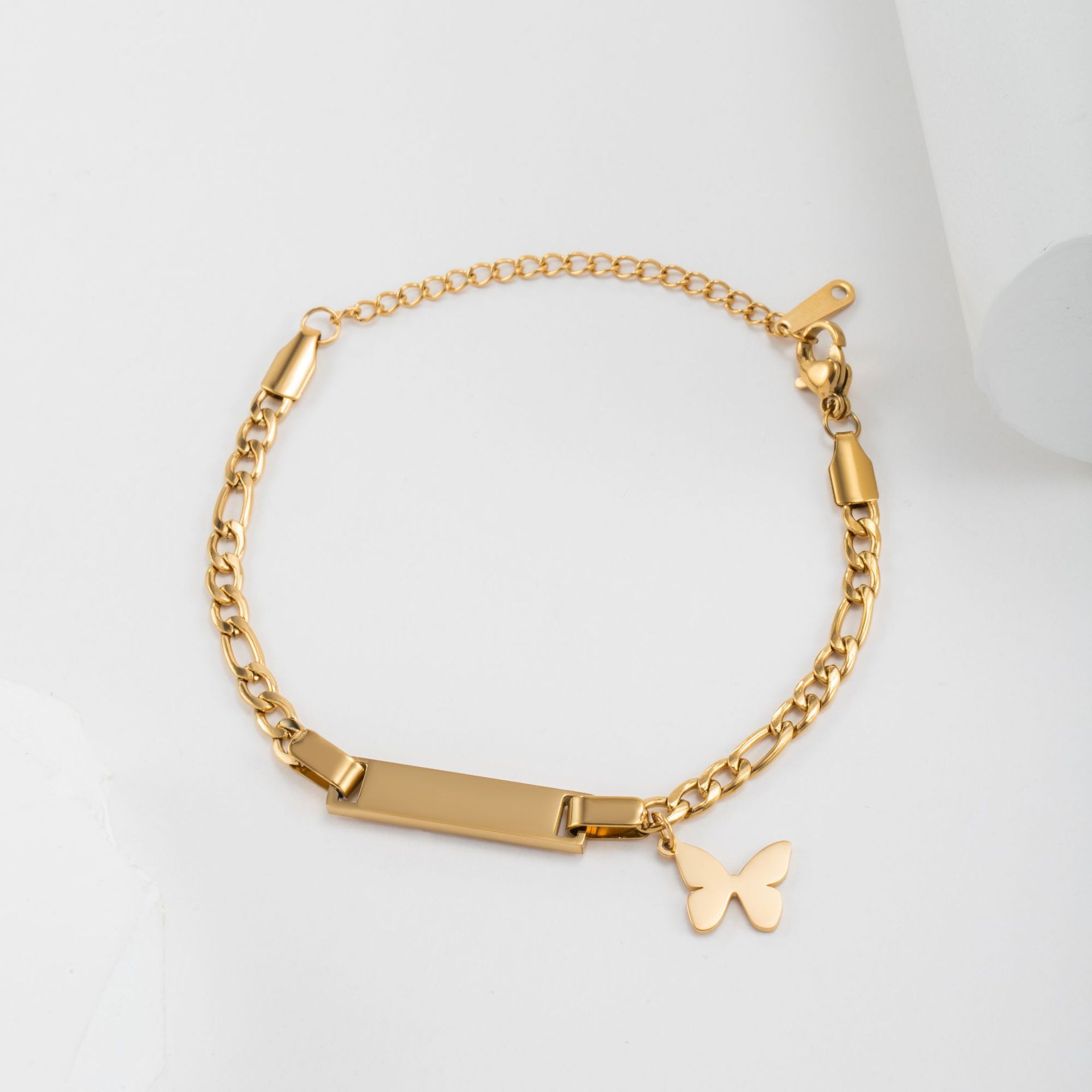 Gold-with Butterfly charm