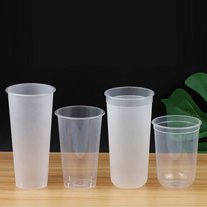 Entrega rápida de grado alimenticio PP 90mm 500ml taza de plástico desechable esmerilado en forma de U para llevar para bebidas leche jugo Tequila café - Product Image 4
