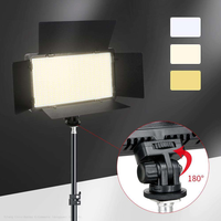 Lumière vidéo LED Pro LED-600 LED-800, lumière de photographie professionnelle, réglable en intensité, 3200-5600K, pour studio, diffusion en direct, maquillage, photographie