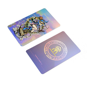 Cartes de jeu de collection en PVC gravées au laser One Core, édition limitée, avec puce CPU 1024*8, NFC et RFID - Product Image 1