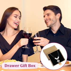 Custom Logo Luxury Brown Drawer Sliding Paper Velvet Necklace Ring Bracelet Packaging Jewelry <b>Box</b> - Product Image 6
