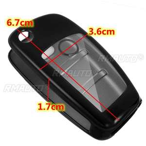 Funda Protectora para Llave de Auto, Carcasa de TPU para Llave de Auto para Audi A1 A3 S3 A6 C6 Q3 Q7 TT R8 - Product Image 2