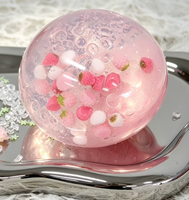 Jouet créatif anti-stress en TPR, pâte à modeler nuage transparente, fait main, fraise, mûre, rose, vente en gros d'usine