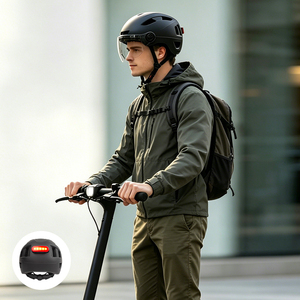 Casco per Bici Elettrica all'Ingrosso NTA-8776, Casco Protettivo Sportivo per Adulti con Luce LED Posteriore per E-<span class=keywords><strong>Bike</strong></span> - Product Image 1