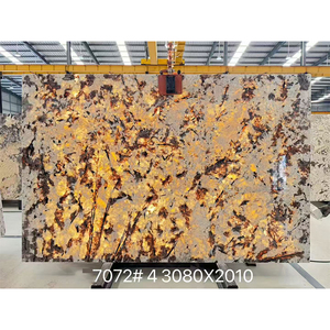 Losa de Mármol de Cuarcita Pandora de Piedra Natural Moderna de Lujo Translúcida para Azulejos de Piso y Pared - Product Image 1