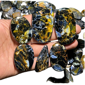 พลอยพีเทอร์ไซต์ เกรด AAA รูปทรงหลังเบี้ย ขัดเงาเรียบ หินธรรมชาติ คุณภาพเยี่ยม สำหรับทำเครื่องประดับ - Product Image 4