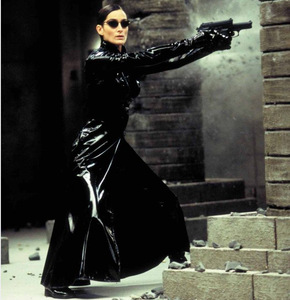 Catsuit Sexy negro de PVC para mujer, abrigo largo de piel sintética de látex para <span class=keywords><strong>Cosplay</strong></span>, gabardina, vestido, ropa para discoteca, disfraz - Product Image 6