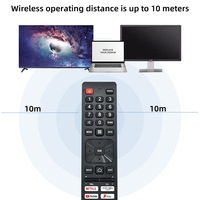 SHWRMC0137N SHW/RMC/0137N Control remoto IR de repuesto para Sharp Smart TV 24FH2EA 32FH2EW 32FH2KA 32FH8EA 40FH2EL 55FN1EA