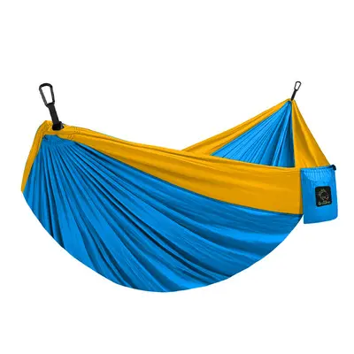 Camping Hammock Double & Single Portable Hammocks with 2 Hanging Ropes