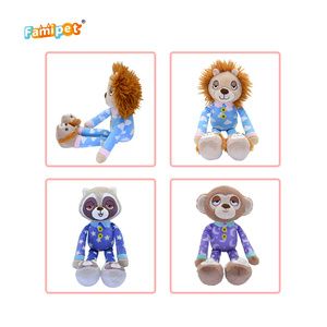 Fabricante Famipet: Venta al por mayor de nuevos y adorables juguetes de peluche suaves con diseño de animales durmiendo, ideales para máquinas de garras. - Product Image 6