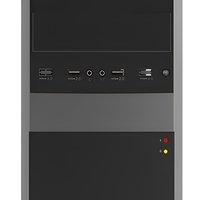 Boîtier d'ordinateur de taille moyenne noir TDW203B ATX Micro ATX ITX pour PC de jeu