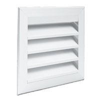 Cadre en plastique blanc de persienne de temps externe d'UPVC