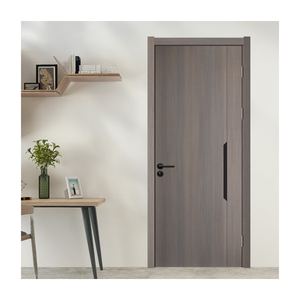 Portes en polymère WPC modernes, étanches et insonorisées, revêtement bois, portes intérieures WPC pour appartement, villa, salle de bain - Product Image 3