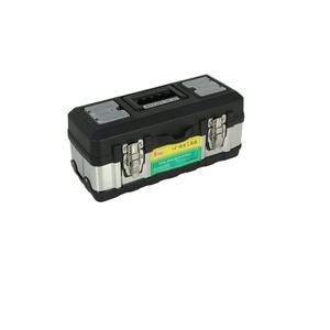 Yigong Steel <b>Tool</b> <b>Box</b> 37x18x17 Cm Portable With Latches For Home And Mechanical Repair - Product Image 5