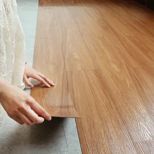 Wasserdichter Luxus-Vinyl-Boden aufkleber LVT selbstklebender Trockener Rücken PVC-Bodenbelag Vinylfliesen