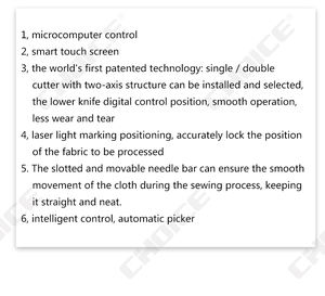 <span class=keywords><strong>Macchina</strong></span> da Cucire Industriale GC-A02N ad Alta Tecnologia, Computerizzata, Completamente Automatica, a Letto Piano, con Motore a Catena, per Cuciture di <span class=keywords><strong>Polo</strong></span>, ad Alta Velocità - Product Image 4