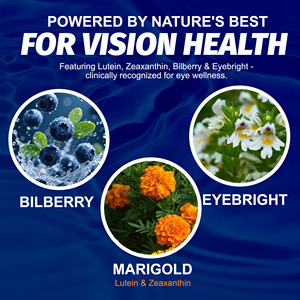 Top Quality Health Lutein Zeaxanthin Vegan Omega-3 Capsules 60 Count Eye Health Support <b>Supplement</b> - Product Image 3