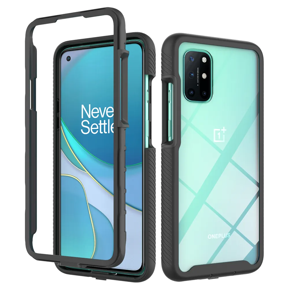 Mobile Phone Case Cover for One Plus 8T+ 5G, PC TPU Cell Phone Case for Oneplus 8T