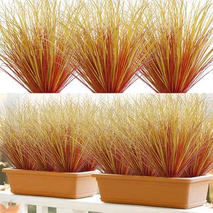 Hierba de Trigo Artificial Resistente a los Rayos UV, Ramas Artificiales con Tallos Verdes para Decoración de Jardín, Ventanas, Oficina, Interiores y Exteriores - Product Image 6