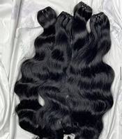 Cabello Indio Virgen de un Solo Donante con Cutícula Alineada, Cabello Humano 100% sin Procesar, Extensiones de Cabello con Cinta Adhesiva, Clip Ins, Cabello para Crochet, Cabello Virgen 15A