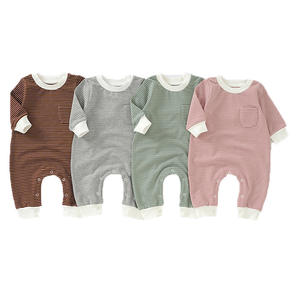 Mameluco de Manga Larga para Bebé Recién Nacido, Body de Algodón Orgánico para Bebé, <span class=keywords><strong>Pijama</strong></span> para Bebé, Ropa para Bebé - Product Image 1