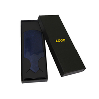 Cravate à rayures en soie d'affaires de luxe corbatas emballage boîte-cadeau fête de mariage logo personnalisé hommes cravates ensemble de cravate coffret