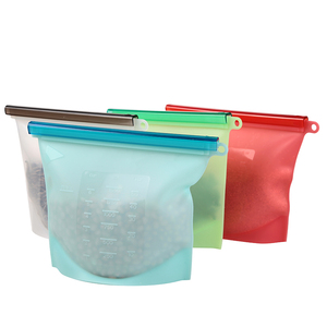 Sac de conservation alimentaire réutilisable en silicone, hermétique et étanche, pour légumes et aliments liquides - Product Image 3