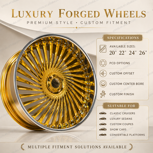 Jantes forgées LZT-1105 avec centre flottant, 22, 24, 26, 28 pouces, grand rebord chromé, design Deep Dish, pour voitures de luxe VIP <span class=keywords><strong>et</strong></span> sportives, amélioration des jantes en alliage - Product Image 4