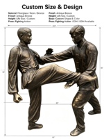 Estatua Humana 3D de Tamaño Real, Clásica, Hecha a Mano en Bronce Fundido, Decoración Moderna y Tradicional para Jardín, Parque o Plaza