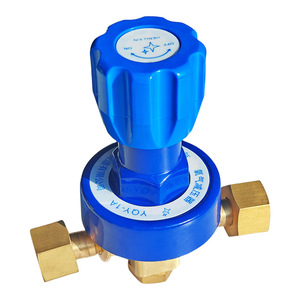 Régulateur de pression à deux étages YQY-1A, boîte de soupape tout en cuivre, collecteur de gaz, soupape de réduction de pression d'oxygène CO2, approvisionnement direct d'usine - Product Image 1