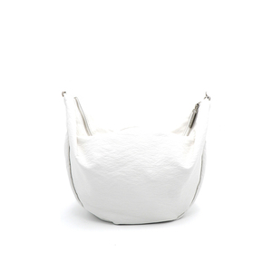 Sac fourre-tout en similicuir blanc nuage avec grande capacité, poche intérieure et sangles amovibles - Product Image 1