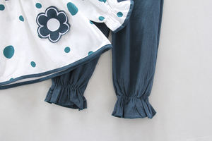 Vêtements pour bébés, vêtements d'automne pour enfants, ensembles de pantalons pour femmes, leggings et jupes fleuris pour filles, ensembles de Chine - Product Image 5