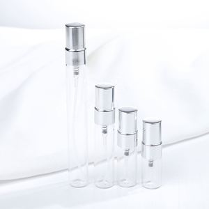 Custom Clear Amber 2ml 3ml <b>5ml</b> 10ml Fragrance Oil Sample Eye Drop Glass <b>Perfume</b> <b>Bottle</b> Pump Sprayer 100pcs MOQ Screen Printing - Product Image 2