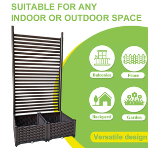 Giardino foglie pianta stand vigneto post grande giapponese sistema di supporto composito <span class=keywords><strong>ombra</strong></span> rampicante piante traliccio per il muro - Product Image 2