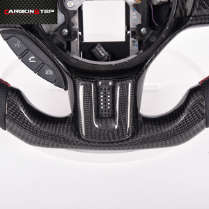 Volant de voiture Carbonstep en cuir brillant avec écran LED pour X, volant en fibre de carbone - Product Image 3