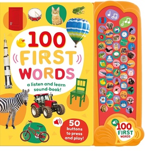 Livre sonore personnalisé pour enfants OEM - 100 premiers mots, écoutez et apprenez, tableau audio interactif avec <span class=keywords><strong>module</strong></span> sonore en plastique/papier - Product Image 2