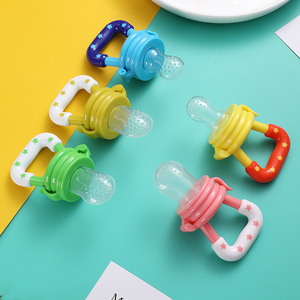 Produits pour bébés sans BPA motif dessin animé tétine en silicone pour nourrissons avec attache-sucette pour bébés pour mamelons de dentition - Product Image 1