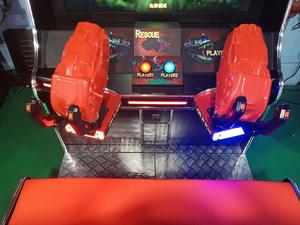Jeu d'arcade vidéo de tir de <span class=keywords><strong>dinosaures</strong></span> réaliste Jurassic Park à pièces, 2 joueurs, anglais, certifié CE, à vendre - Product Image 6